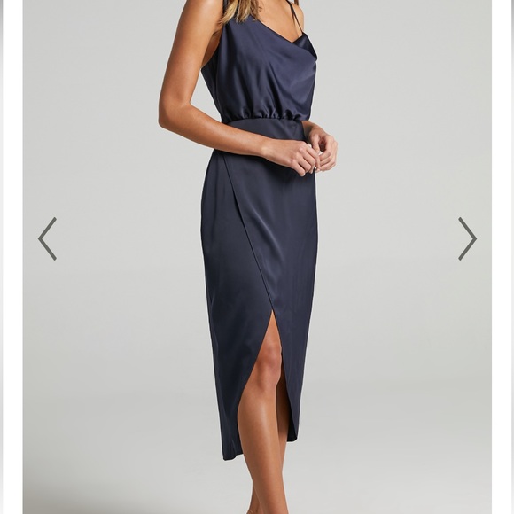 Showpo Sisters by heart dress in navy - Picture 2 of 6